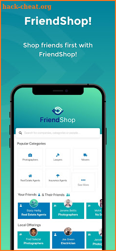 Friendshop screenshot