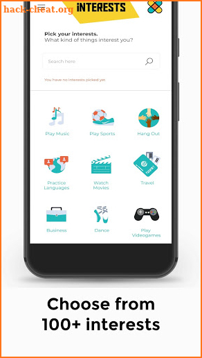 FriendZone - Find Friends Based On Your Interests screenshot