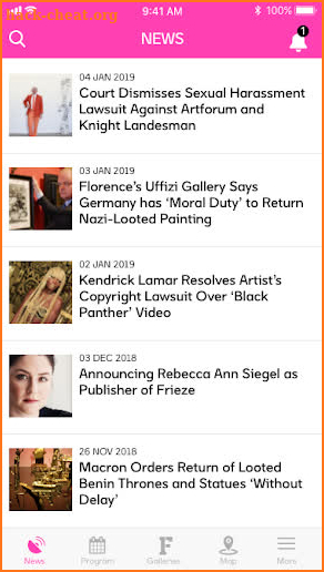 Frieze - The Frieze Art Fairs App screenshot