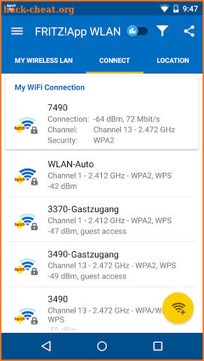 FRITZ!App WLAN screenshot