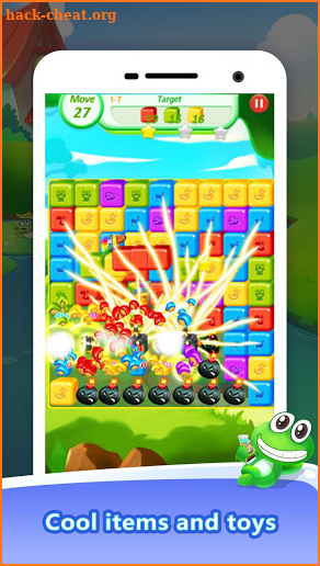 Frog Cube Blast screenshot