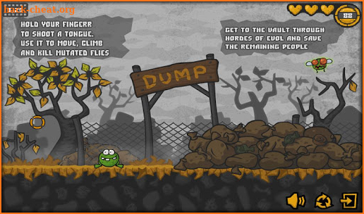 Frog vs mutant Flies : save the earth screenshot