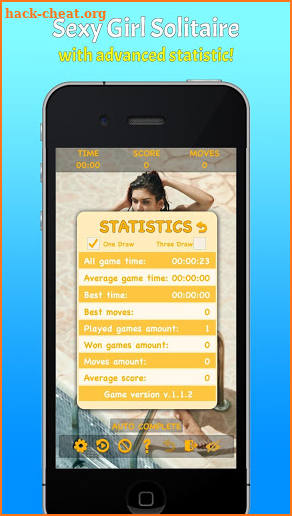 Front Sexy Girl Solitaire screenshot