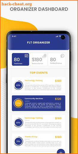 Frontline Ticketing Organizer screenshot