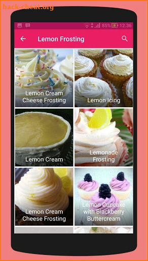 Frosting & Icing Cake Recipes screenshot