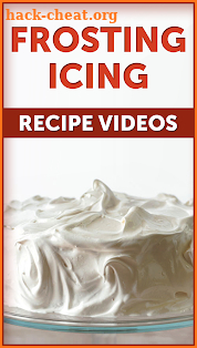 Frosting Recipe - Icing recipe screenshot