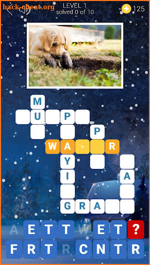 Frosty Crosswords screenshot