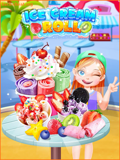 Frozen Ice Cream Roll - Sweet Desserts Maker screenshot