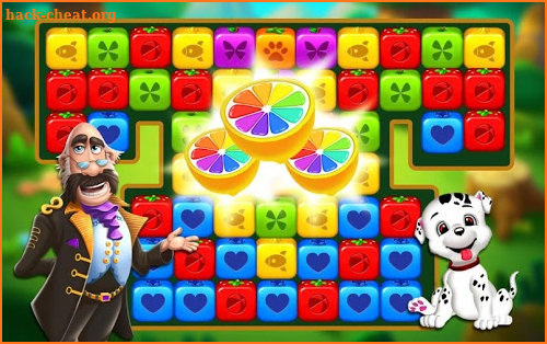 Fruit Cubes Tap Blast screenshot