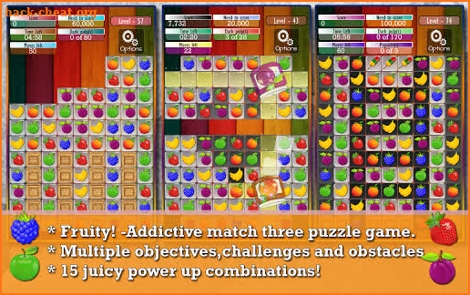 Fruit Drops - Match three game screenshot