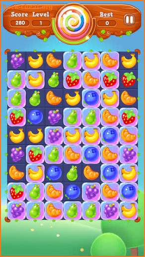 Fruit Melody - Match 3 Games Free 2021 screenshot