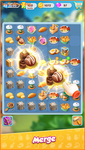 Fruit Merge Saga : Sky Island screenshot