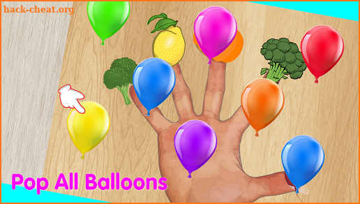 Fruit Vegetable Finger Family Puzzle Game screenshot