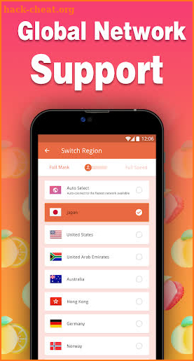 Fruit VPN screenshot