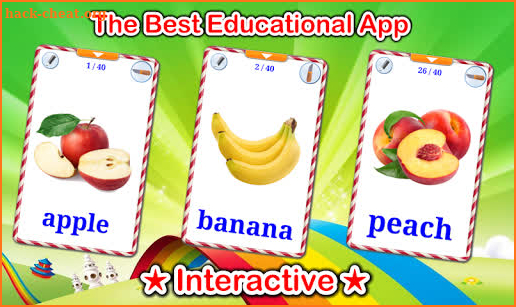 Fruits Cards (Learn Languages) screenshot