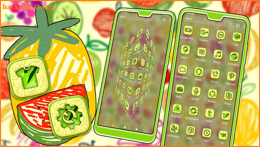 Fruits Texture Theme screenshot