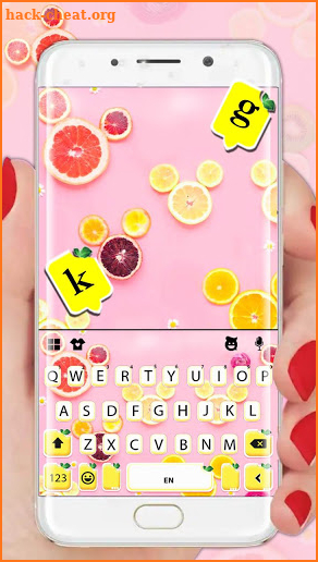 Fruity Messenger Keyboard Theme screenshot