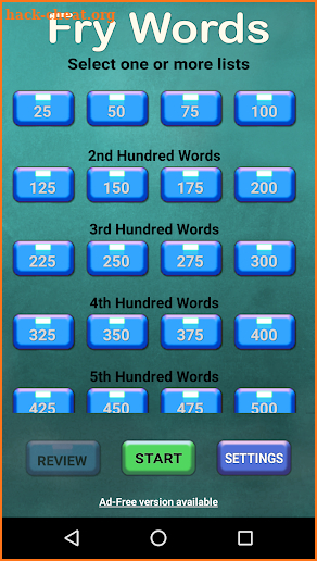 Fry Words (Free) screenshot