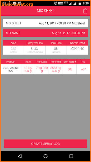 FS Adjuvants screenshot