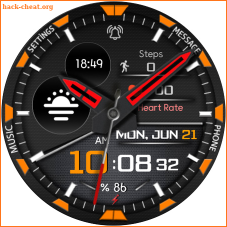 FS W195  DIGITAL WATCHFACE screenshot