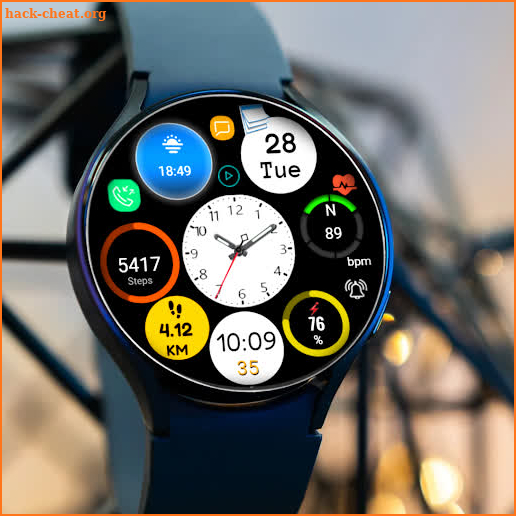 FS W263 Hybrid Watch face screenshot