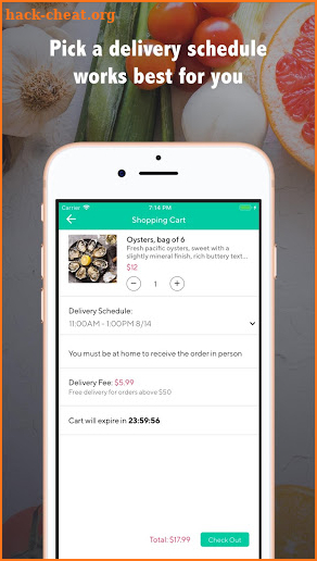 Fudfresh: Fresh food delivery screenshot