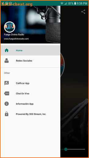 Fuego Divino Radio screenshot