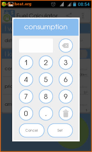 Fuel Calculator screenshot