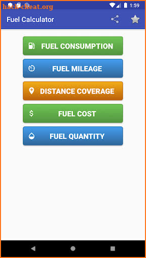 Fuel Calculator | Cost, Mileage, Distance etc screenshot