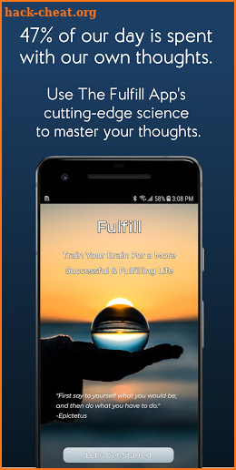 Fulfill App: Happiness, Positivity & Success Guide screenshot