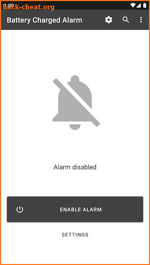 Full Battery Charge Alarm screenshot