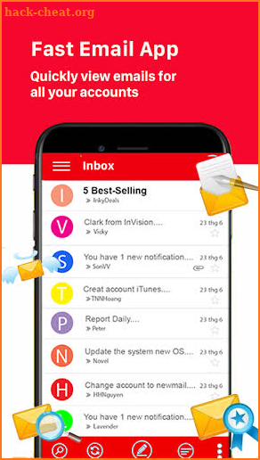 Full Email App - Fast Email access for all Mail screenshot