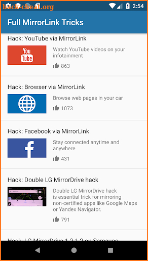 Full MirrorLink Tricks screenshot