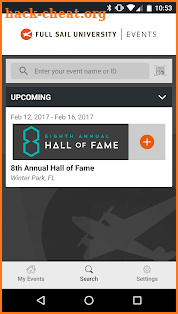 Full Sail Events screenshot