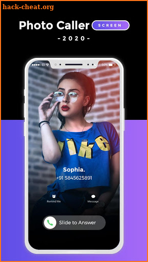 Full Screen Caller ID - Photo Caller Screen screenshot
