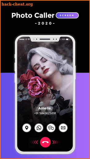 Full Screen Caller ID - Photo Caller Screen screenshot