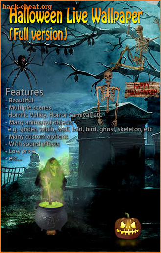 Full version Halloween LWP Pro screenshot