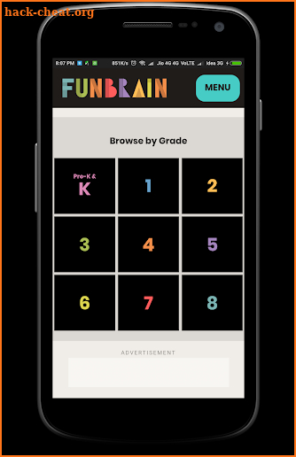 Fun Brain - Free kids learning Grades Pre-K to 8 screenshot