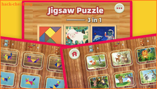 Fun Jigsaw Puzzle Game For Kids - 3 in 1 screenshot