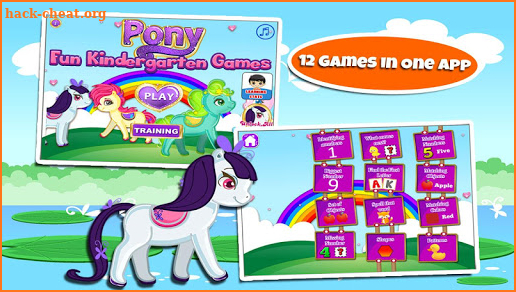 Fun Kindergarten Games: Pony screenshot