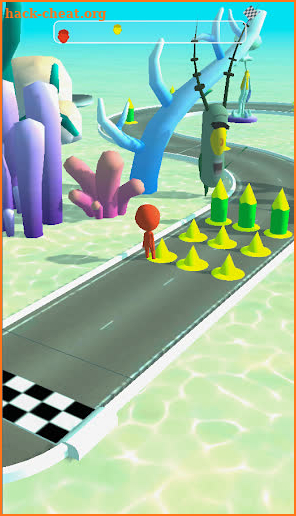 Fun Run Sponge Race 3D screenshot