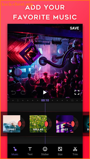 Fun Video Editor - Video Effects & Music & Crop screenshot