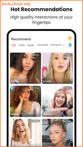 Fundate Make Friends, Match&Live Chat, voice Chat screenshot