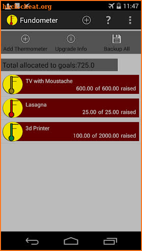 Fundometer - A Fun Savings App screenshot