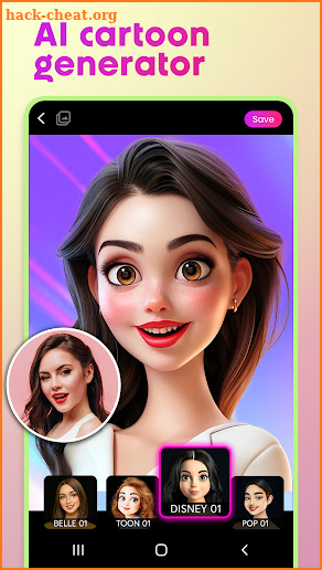 FunFace: Cartoon Photo Maker screenshot