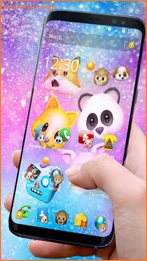 Funny Animal Emojis Theme screenshot