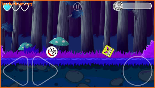 Funny Blue Ball Journey screenshot