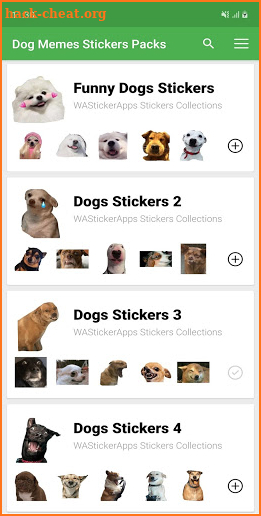 Funny Dog memes stickers WAStickerApps screenshot