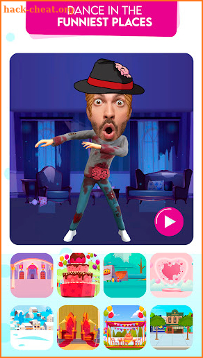 Funny Face Dance – 3D Animation Video Maker screenshot