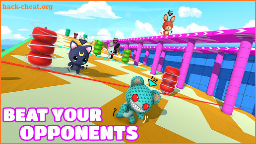 Funny Fall Dudes: 3D Knockout Race screenshot